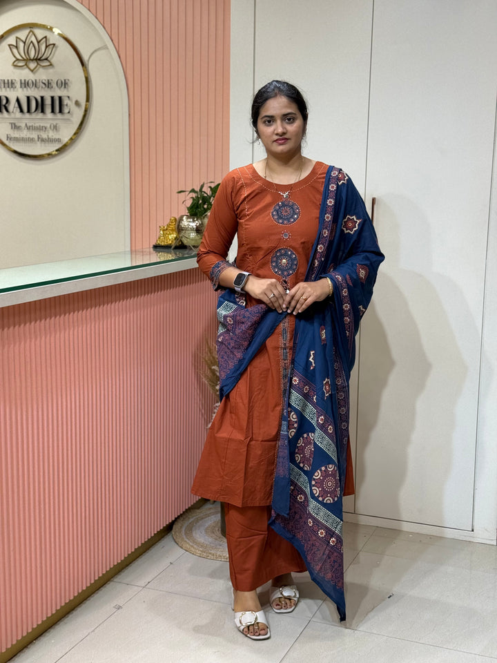 Pure Cotton Geometrical Pattern Collection | R210