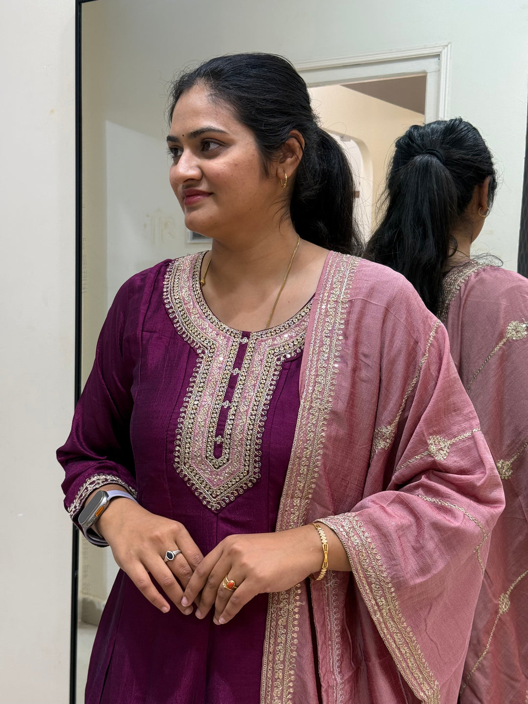 Vichitra Fabric Collection With Elegant Designer Look | RADHE60