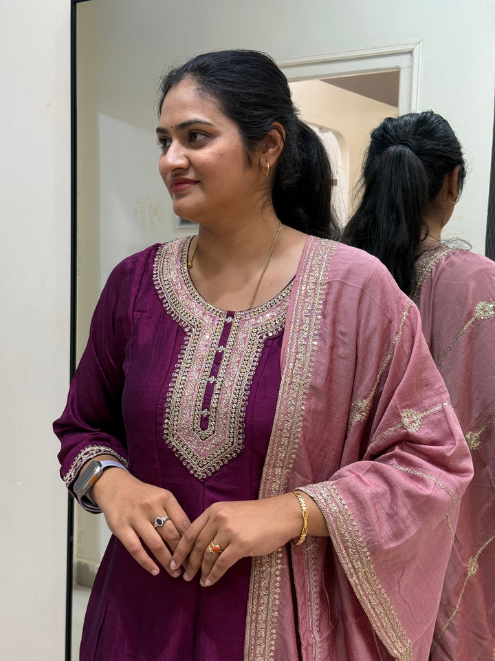 Vichitra Fabric Collection With Elegant Designer Look | RADHE60