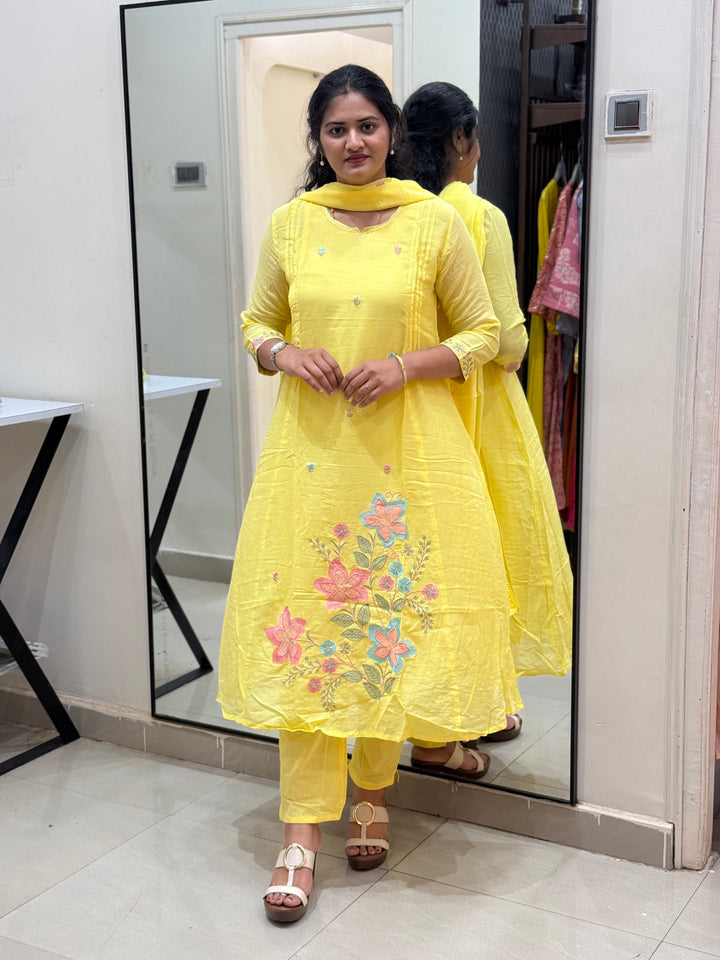 Mul Cotton Collection with Embroidery work (Cotton Lining)| R150