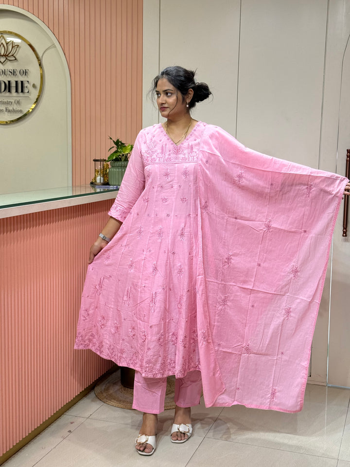 Mul Cotton Collection with Embroidery work (Cotton Lining)| R181
