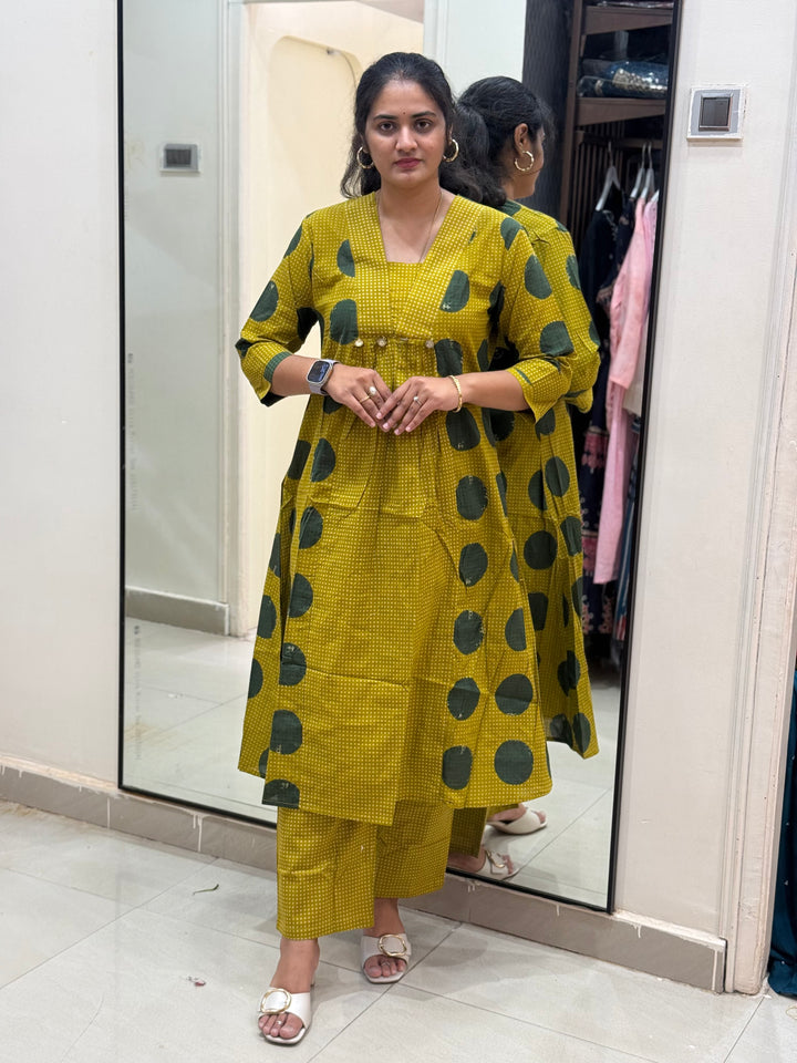 60-60 Cotton 2 Pc Kurta Set – Printed Collection | R137