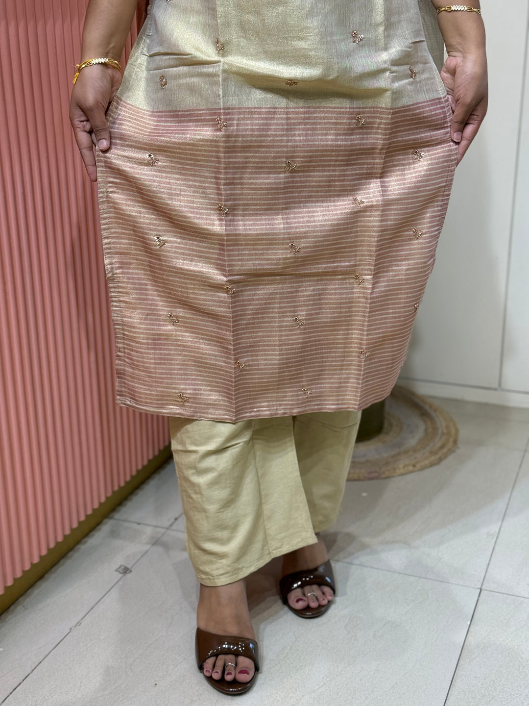 Pure Tissue Collection | Neck Handwork &amp; Beautiful Dupatta | R148