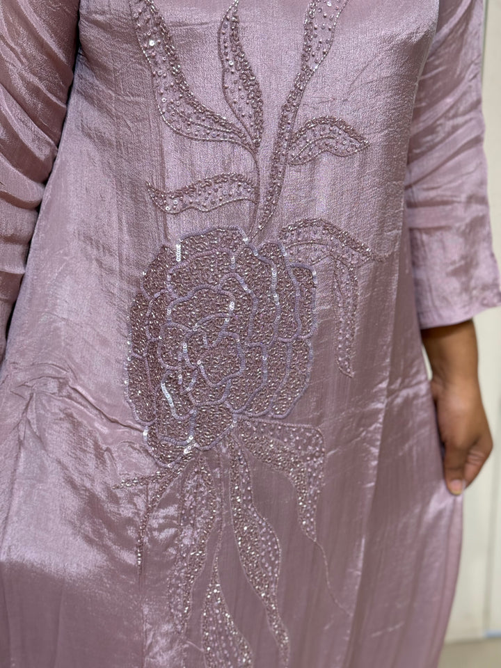 Pure Chinon Handwork Collection Party Wear | R177