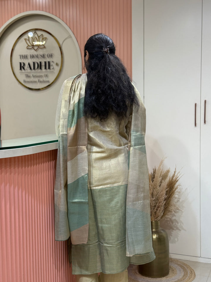 Pure Tissue Collection | Neck Handwork &amp; Beautiful Dupatta | R148