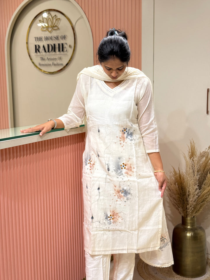 Banarasi Mul Chanderi 3 pcs Collection | R218