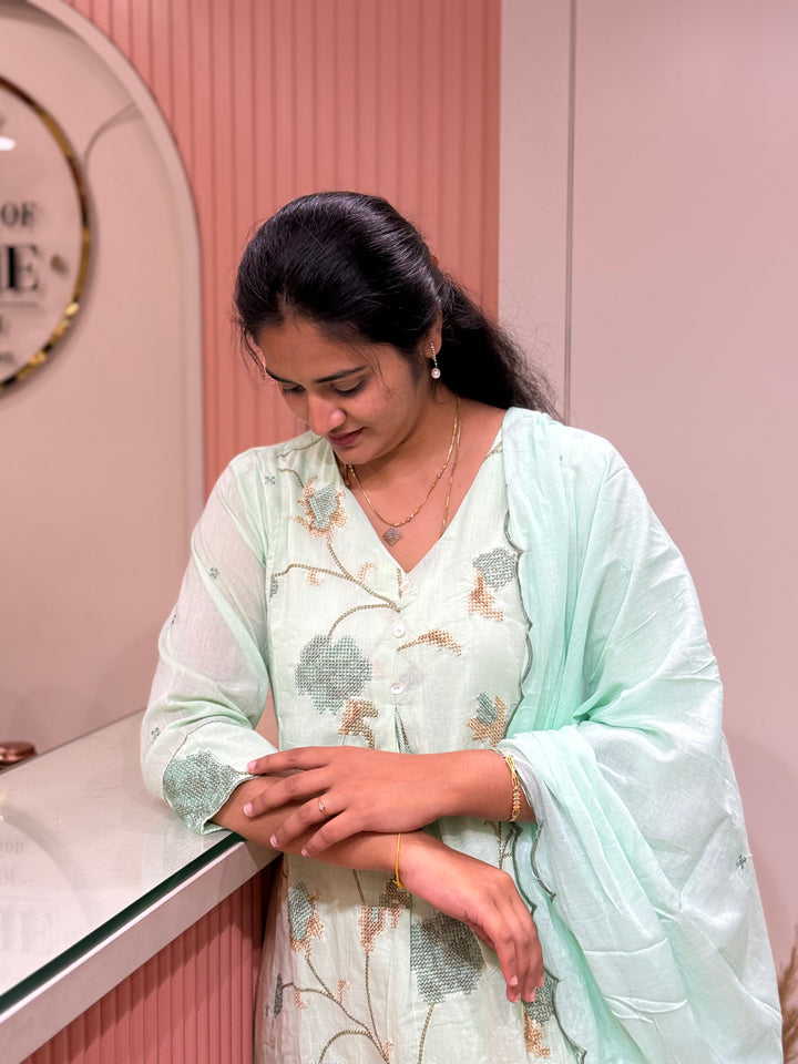 Mul Cotton Collection with Embroidery work | R190