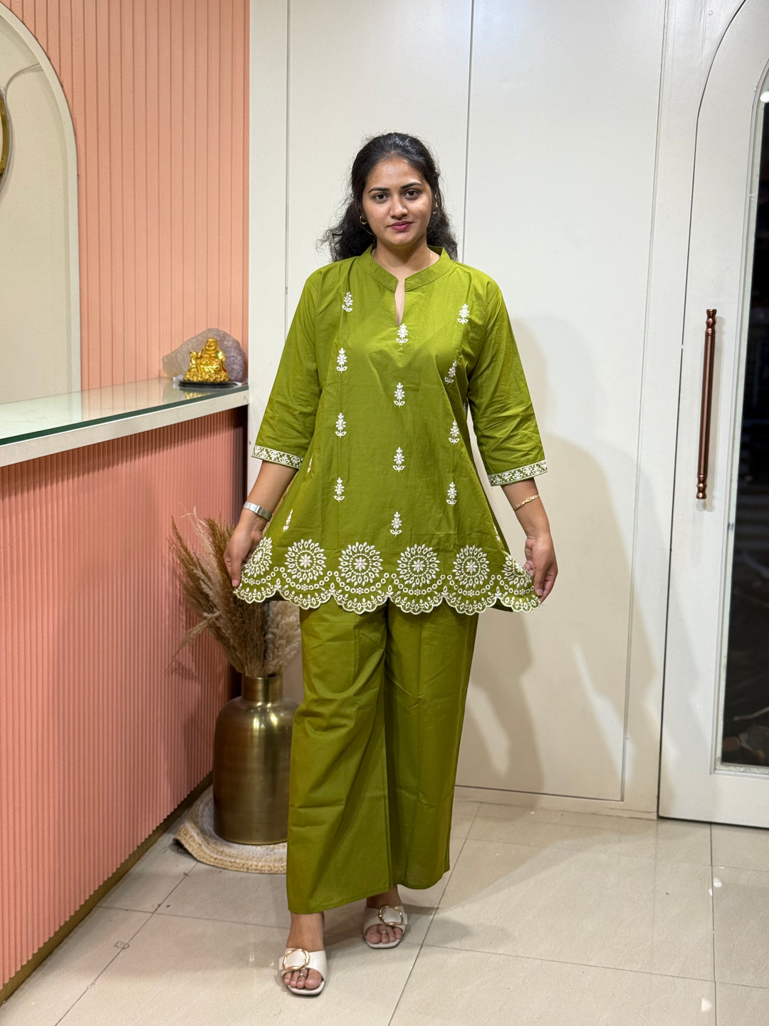 Co-Ord Set with Embroidery work| R183