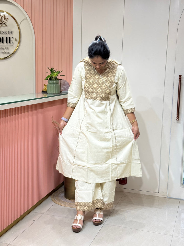 Cotton Collection with Patch work ( Full Length Dupatta ) | R210
