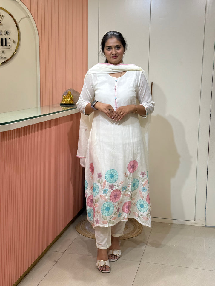 Pure Mul Cotton Collection With Embroidery work | R212