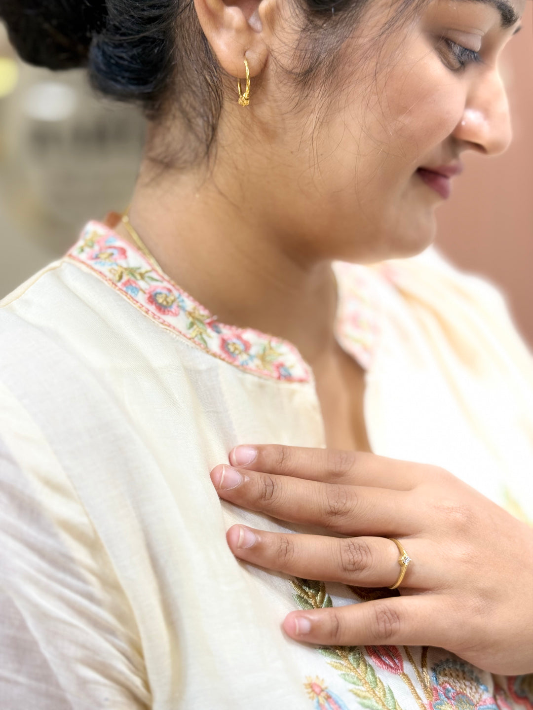 Pure Mul Cotton A-Line Collection With Embroidery Work| R168