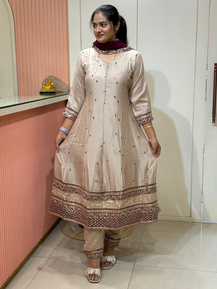Vichitra Fabric Collection With Elegant Designer Look | RADHE60