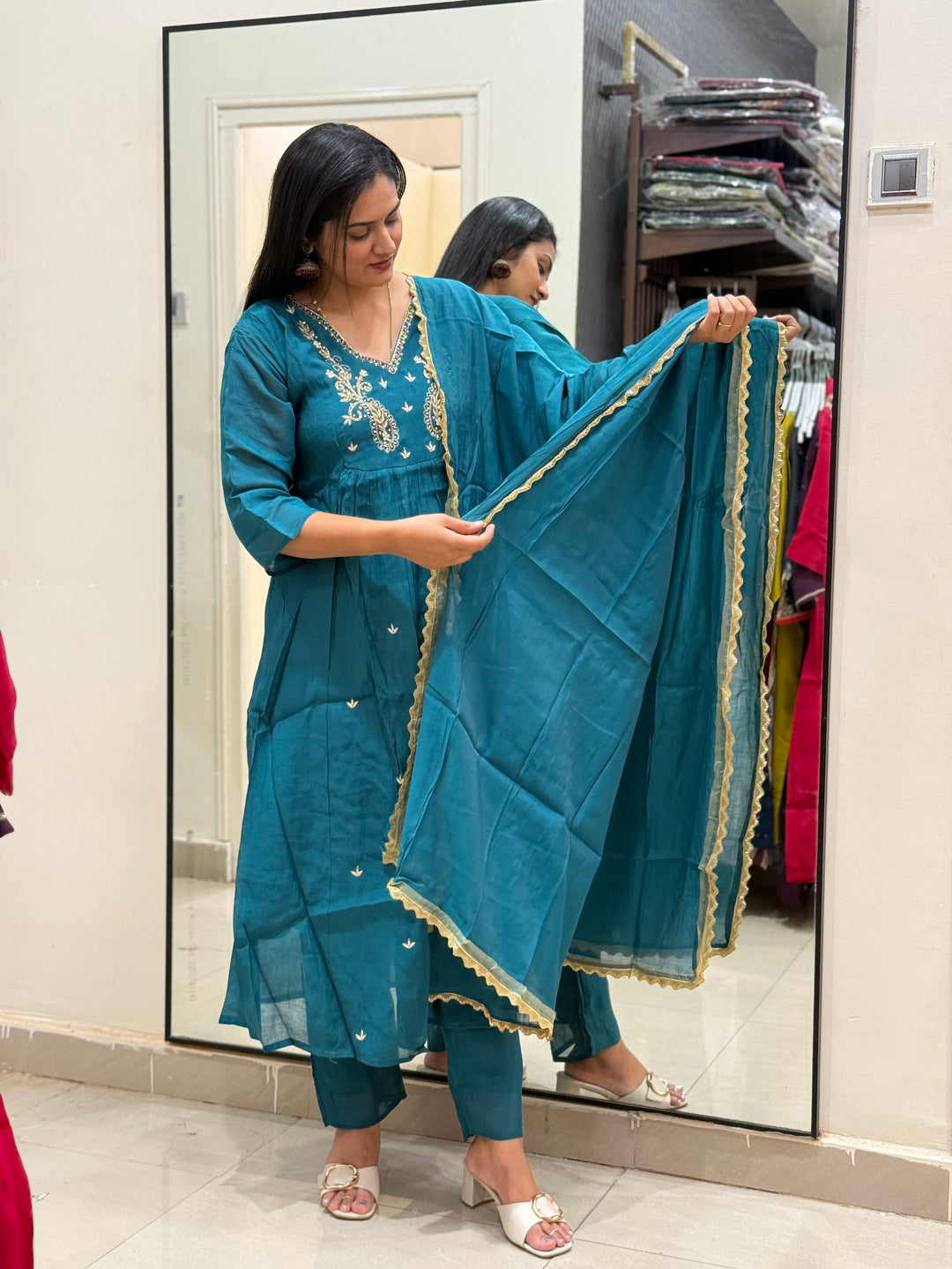 S Mul Chanderi Collection | R209