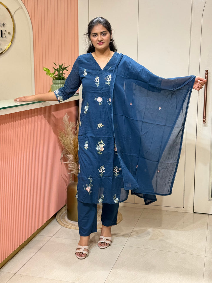 Mul Cotton Collection with Embroidery work (Cotton Lining)| R150