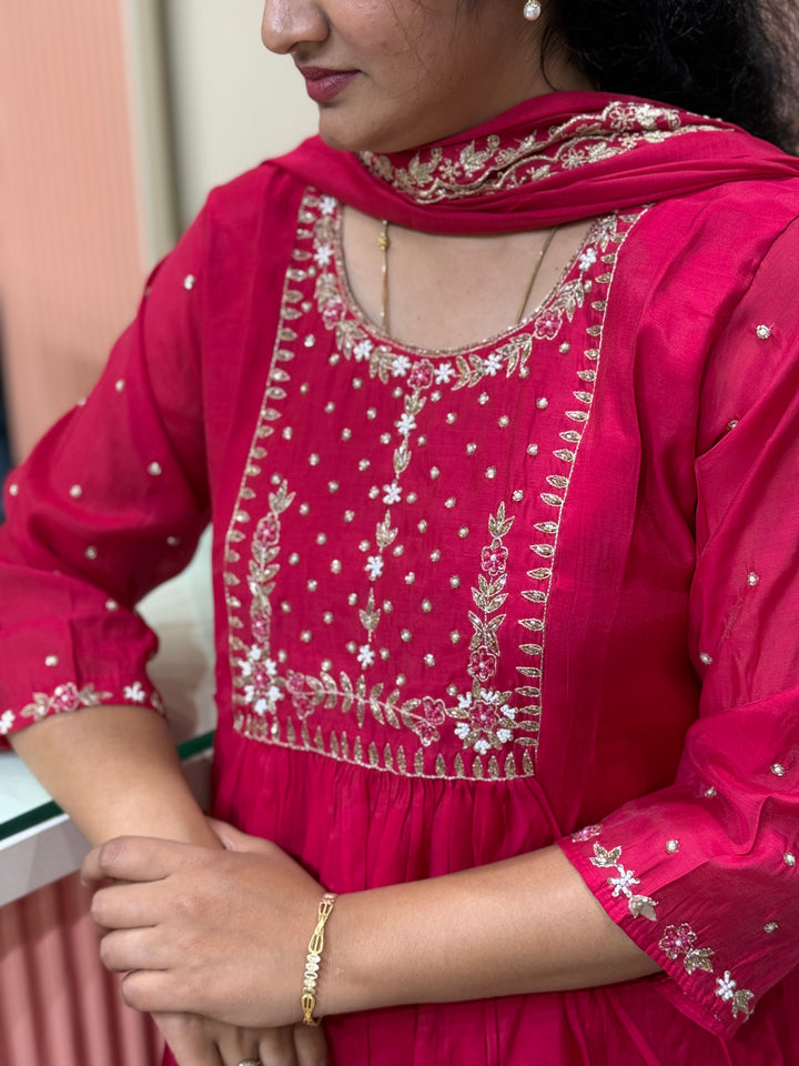 S Mul Chanderi with Kail Pattern | R214
