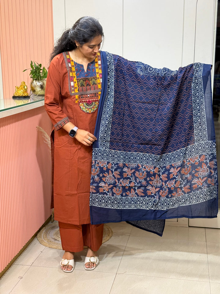 Pure Cotton Collection with Yoke Part Pattern | R210
