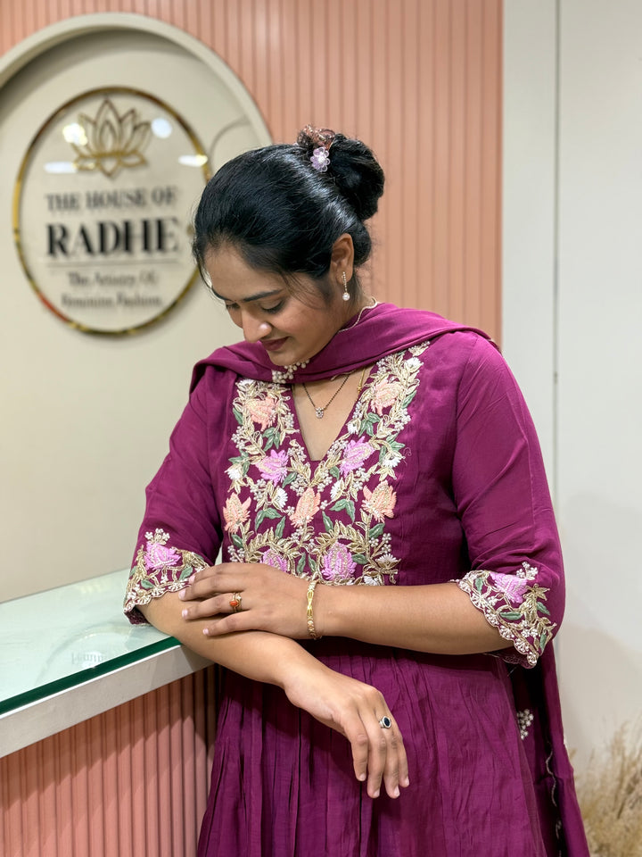 Premium Mul Chanderi Handwork Collection (SuperHit Design)| R206