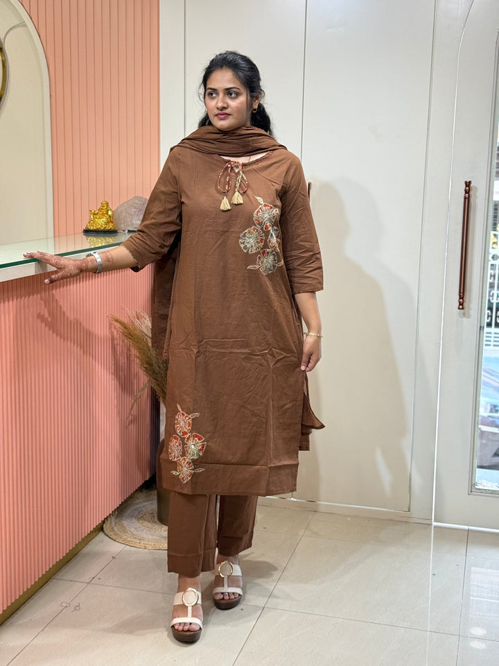 60-60 Cotton 3 Pc Collection –Patch Work | R173