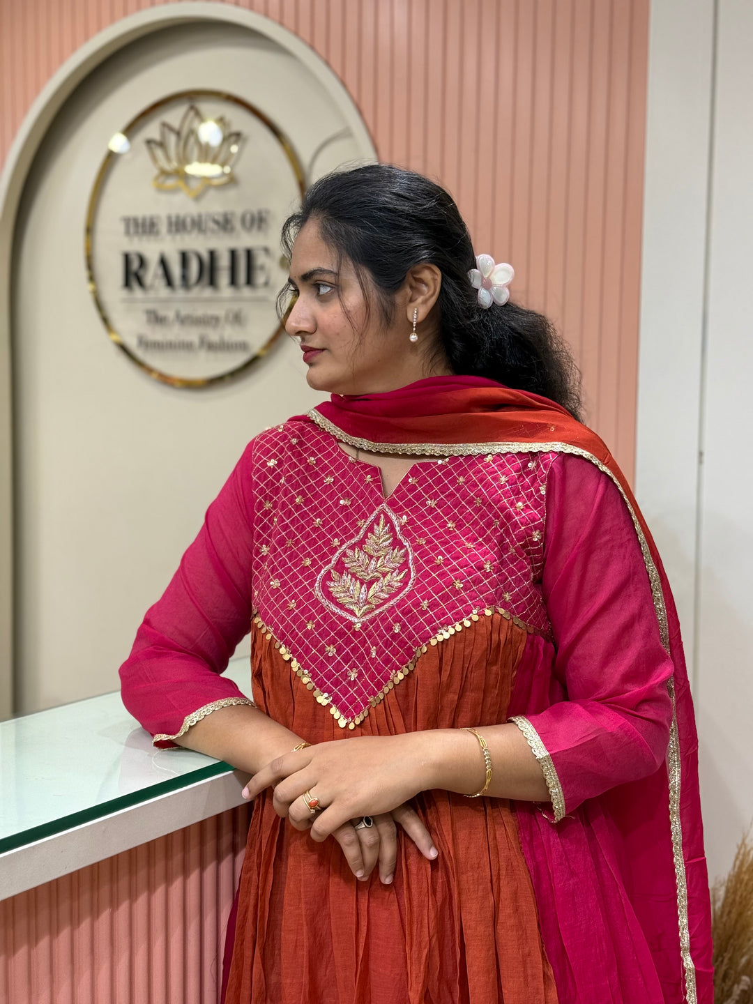 Pure Banarasi Mul Chanderi Exclusive Designer Collection (Cotton Lining)| R218