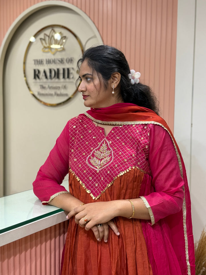 Pure Banarasi Mul Chanderi Exclusive Designer Collection (Cotton Lining)| R218