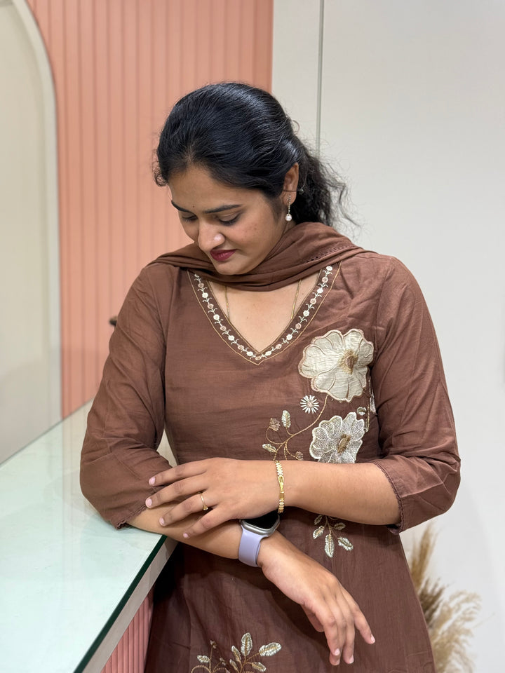 Mul Cotton Collection with Embroidery work (Cotton Lining)| R150