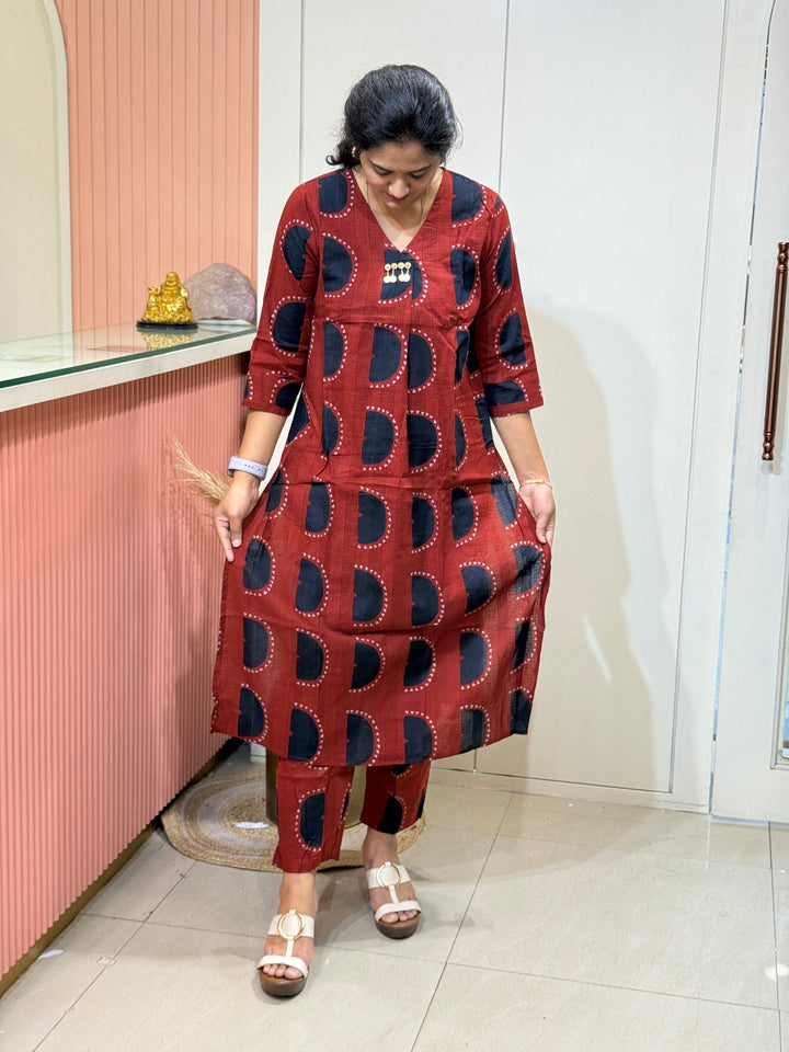 Cotton Flex 2 Pc Kurta Set – Printed Premium Collection | R137