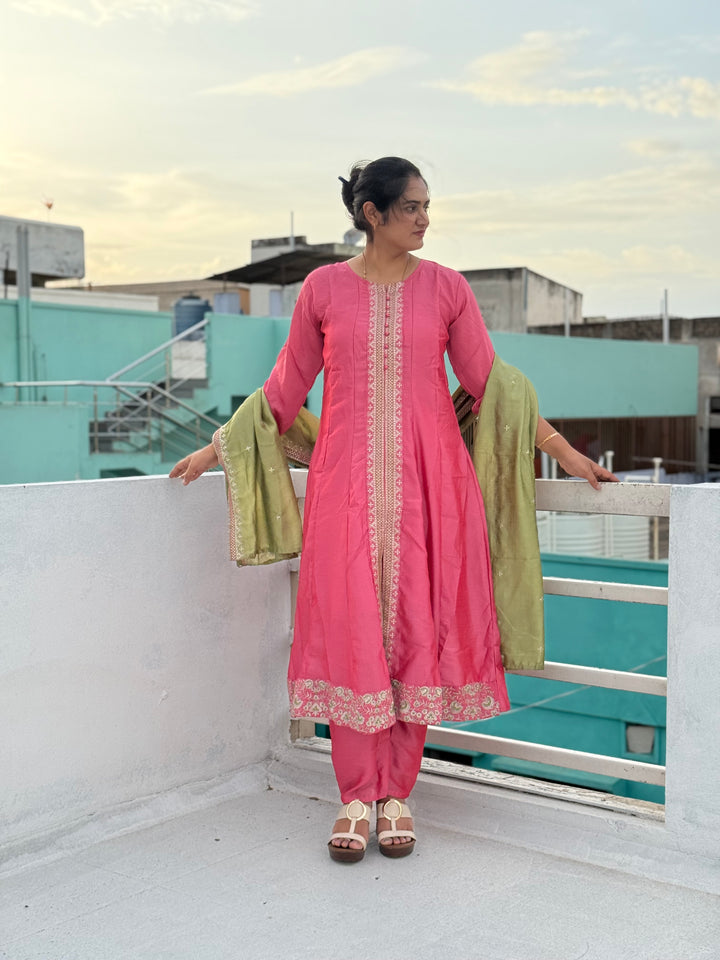 Vichitra Fabric Collection With Elegant Designer Look | RADHE60