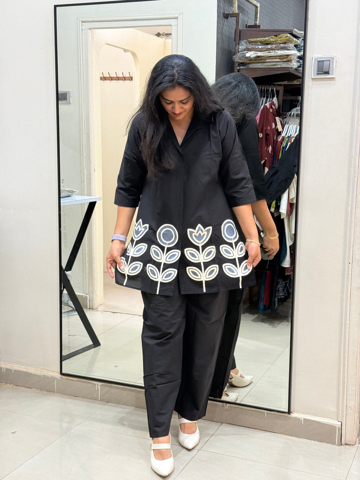 Co-Ord Set with Embroidery Work | R137