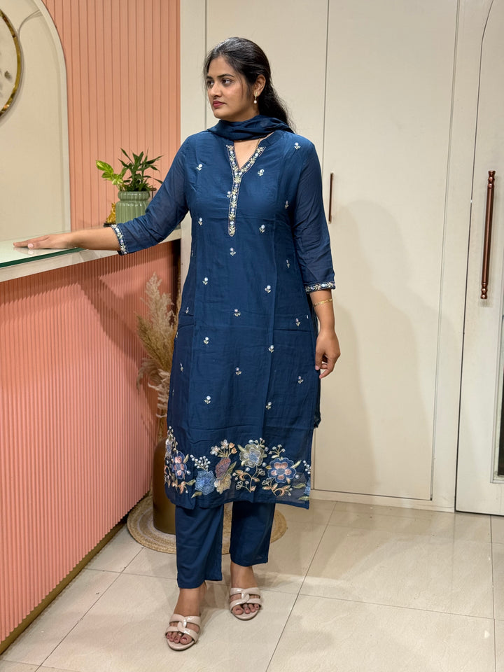 Mul Cotton Collection with Embroidery work (Cotton Lining)| R150