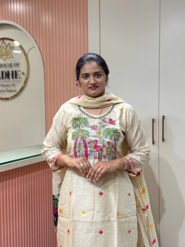 Budget-Friendly Semi Jamdhani Collection | R222
