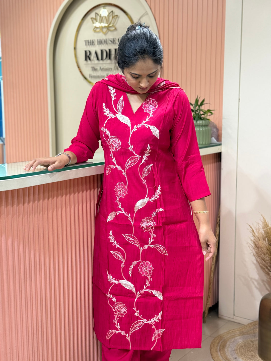 Mul Chanderi Budget-Friendly 3 pcs Set Collection | R222