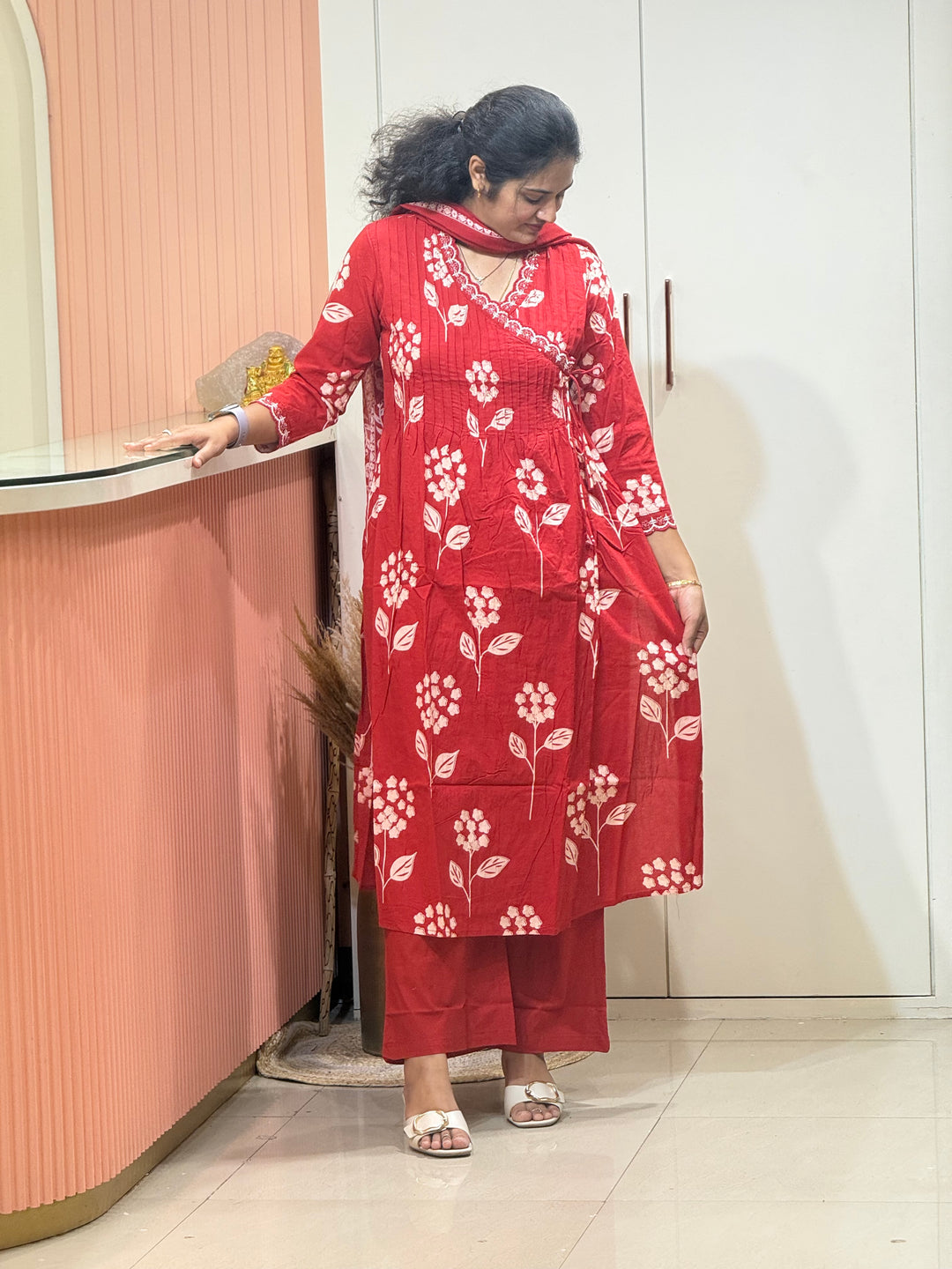 Angrakha Pattern 60-60 Cotton Collection | R185