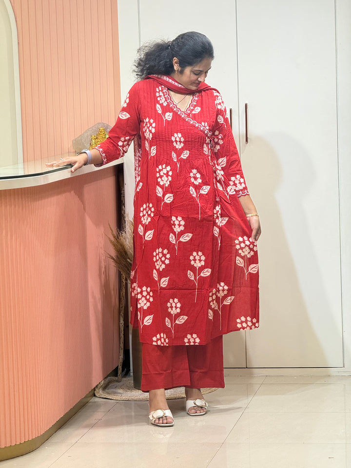 Angrakha Pattern 60-60 Cotton Collection | R185