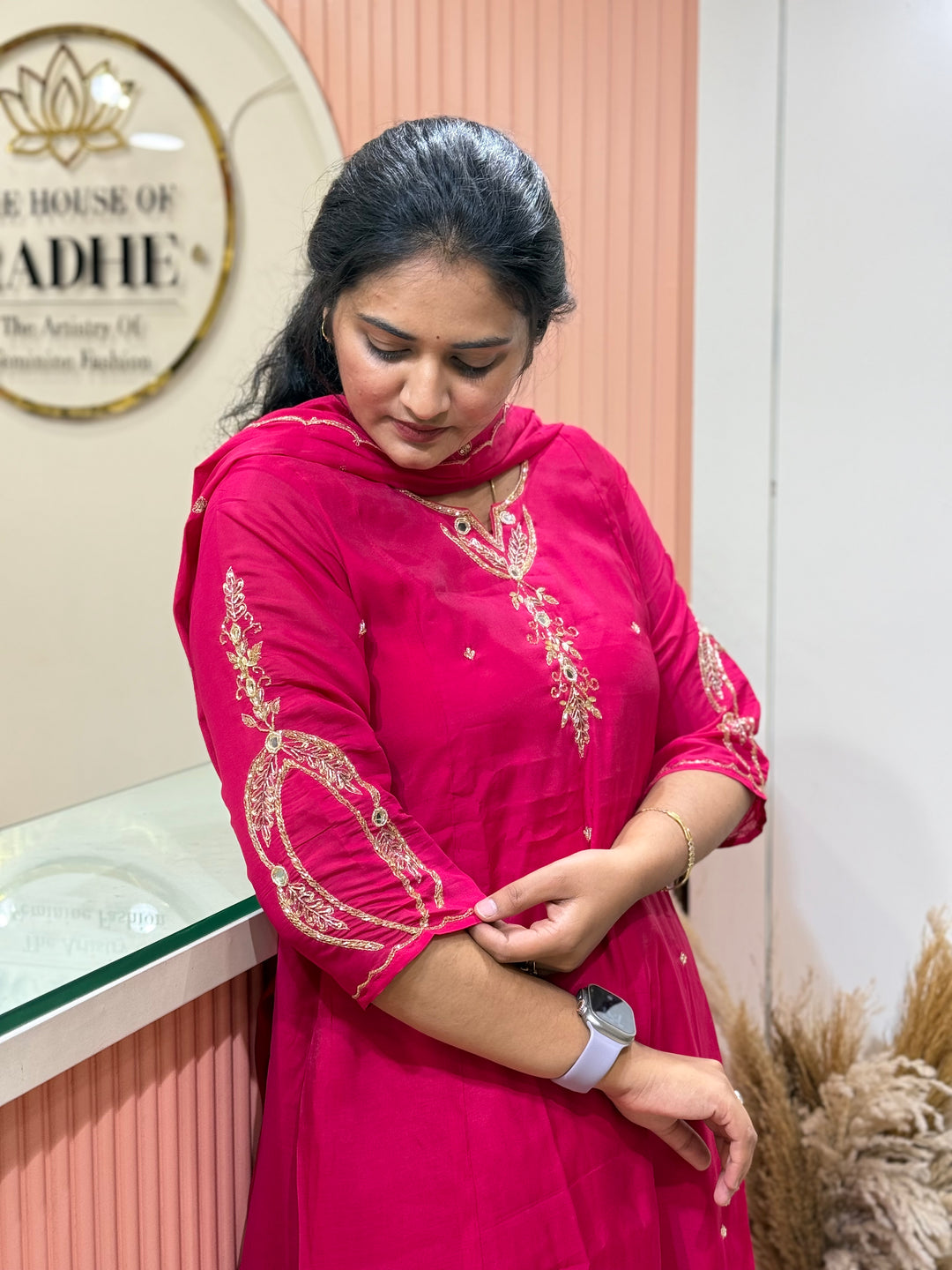 Mul Chanderi Semi Party Wear Collection | R205