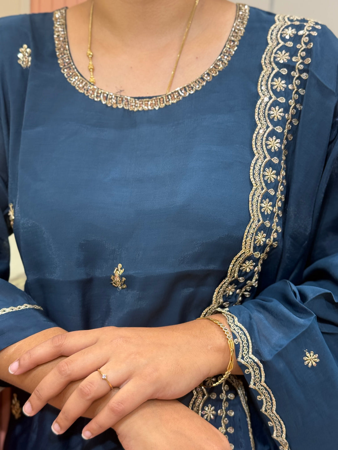 Mul Chanderi 3 Pcs Suit Collection |R138