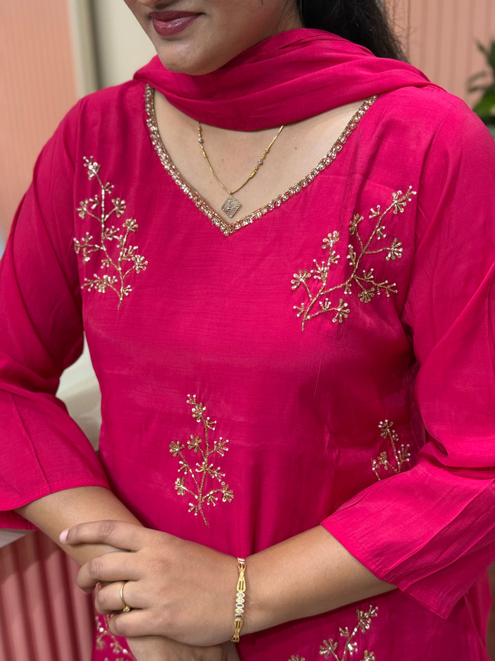 Mul Chanderi Collection with Cut Dana work | R206