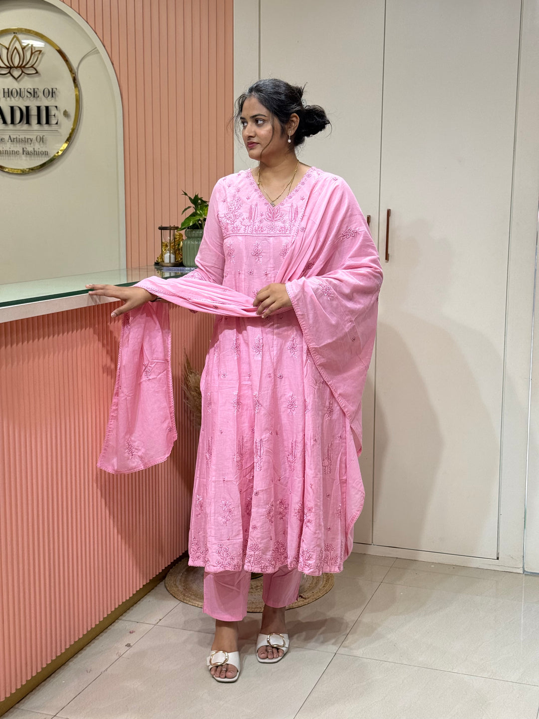 Mul Cotton Collection with Embroidery work (Cotton Lining)| R181