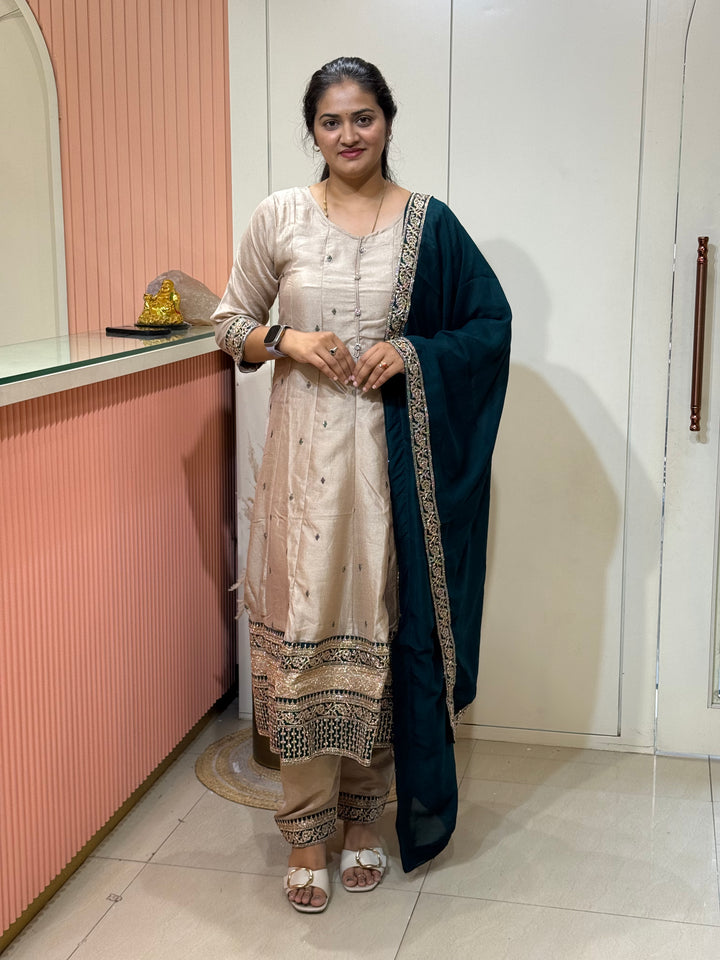 Vichitra Fabric Collection With Elegant Designer Look | RADHE60