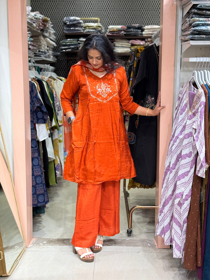 Dola Silk Semi Party Wear Collection (Cotton Lining Available )| R217