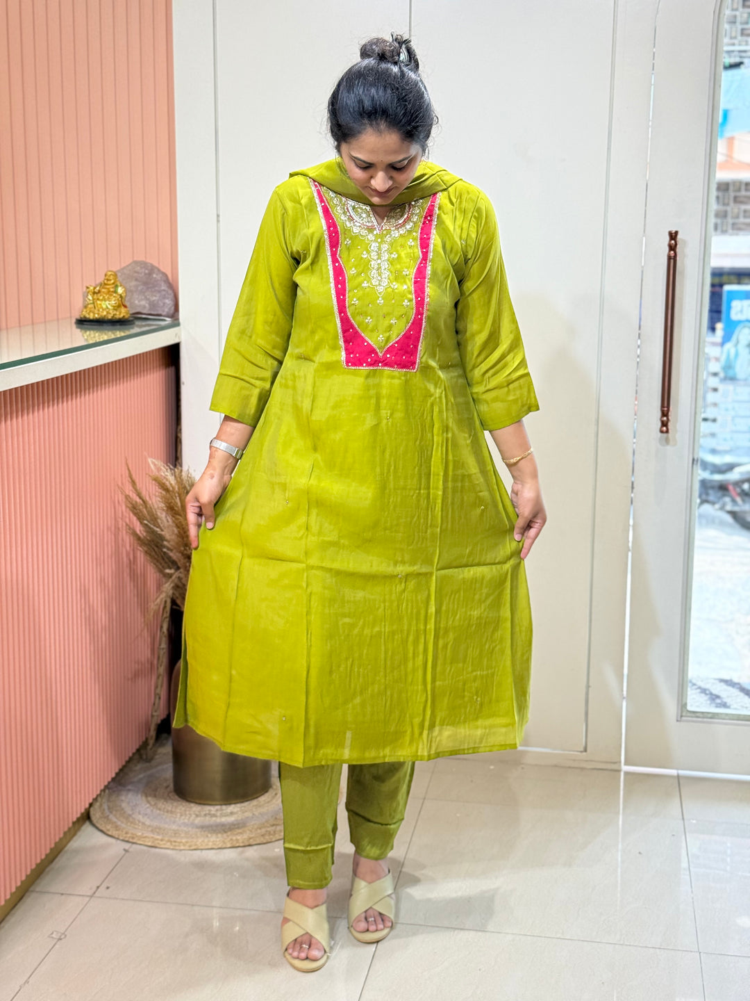 Mul Chanderi with Cotton Lining (New Arrivals ) | R138
