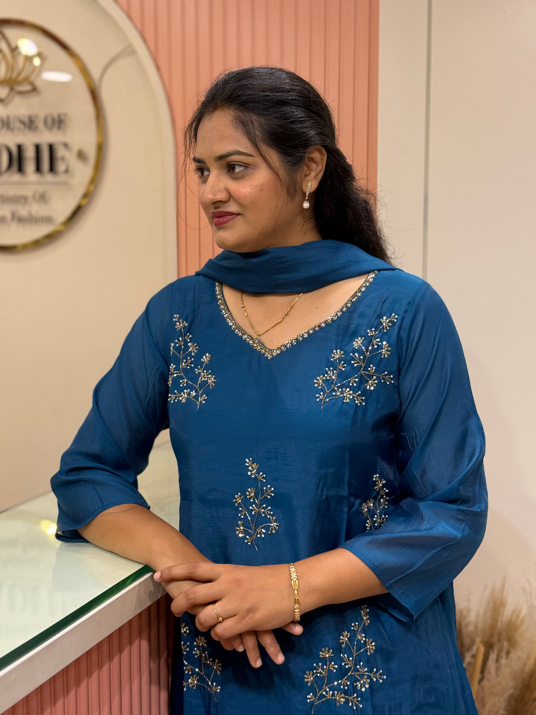 Mul Chanderi Collection with Cut Dana work | R206