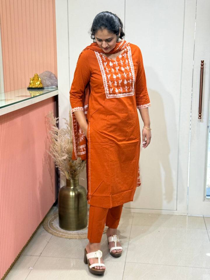 Warli Print Cotton Kurta Set – Summer Special Collection | RADHE84