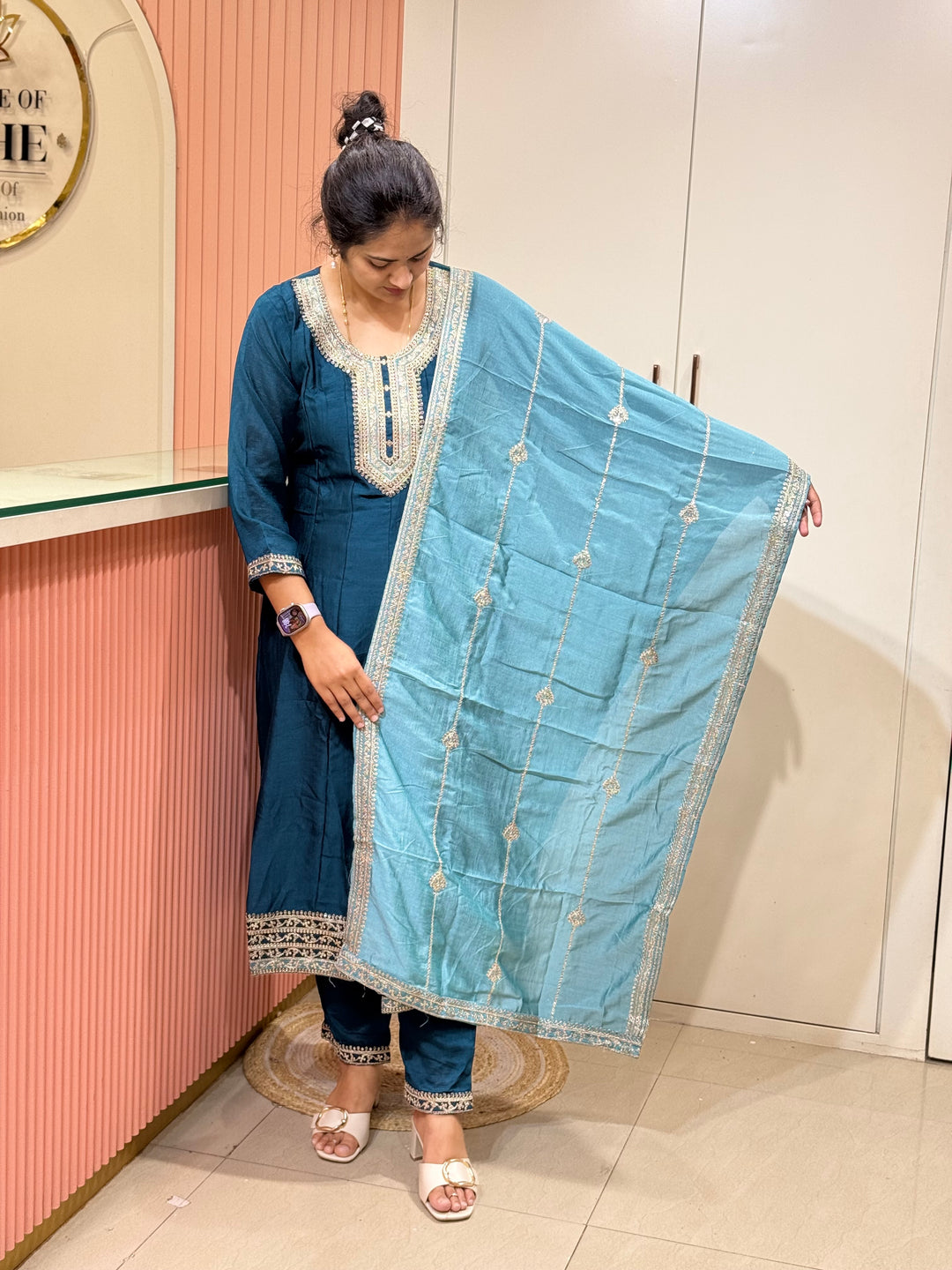 Vichitra Fabric Collection With Elegant Designer Look | RADHE60