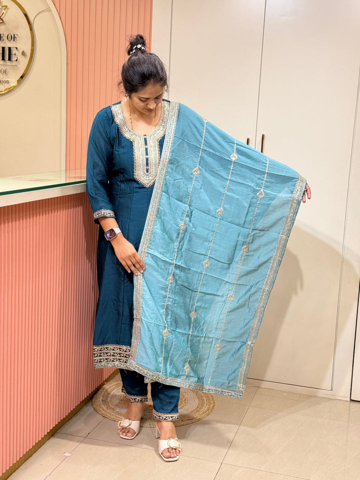 Vichitra Fabric Collection With Elegant Designer Look | RADHE60