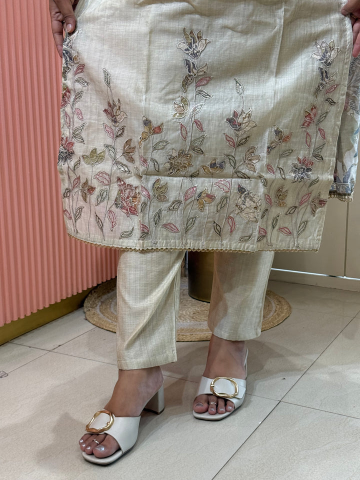 Classic Pure Jamdani Designer Suit Set | R211
