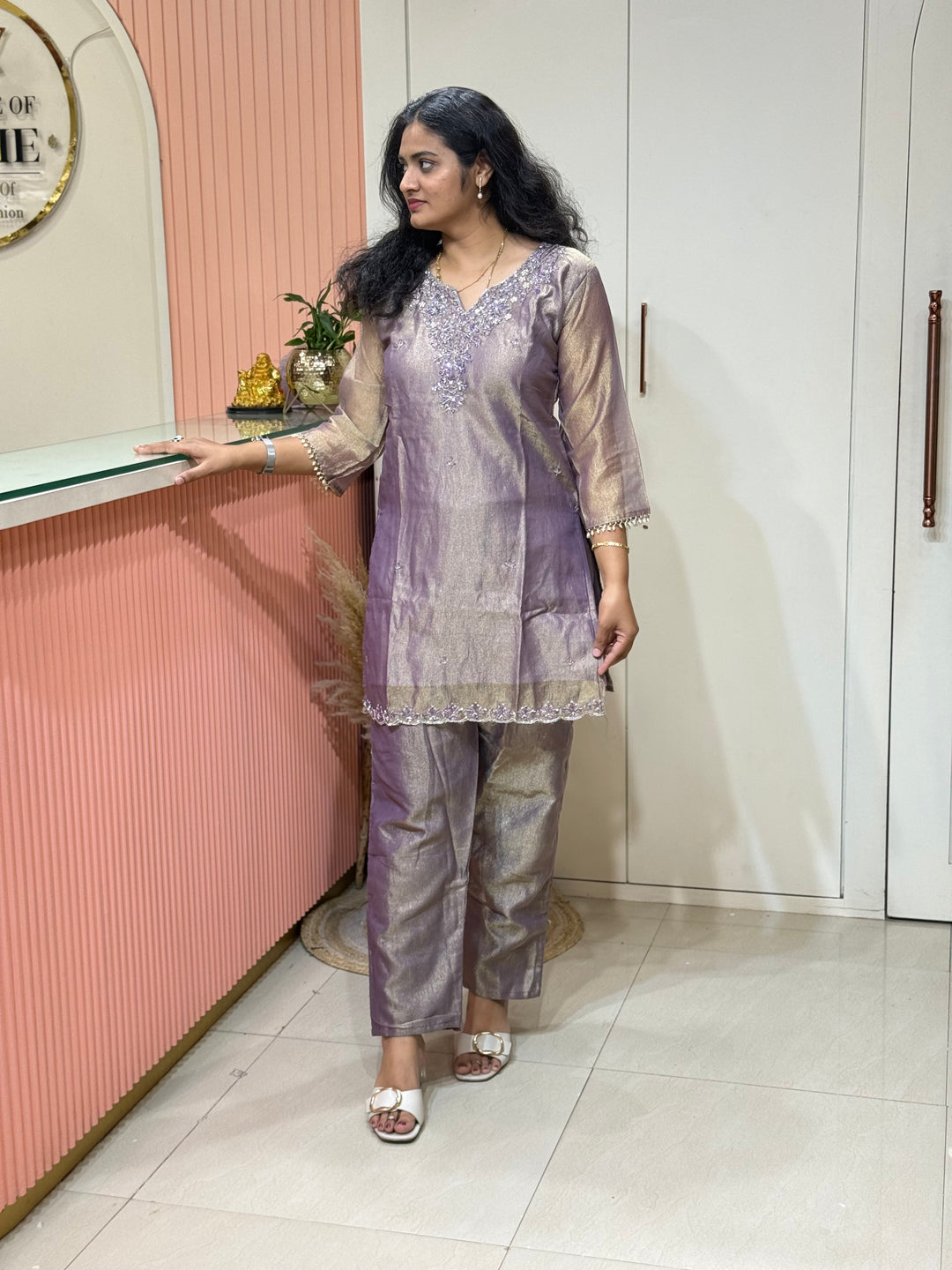Designer Tissue Shimmer (Salasa) 2 Pc Collection – Cut Dana Work  R167