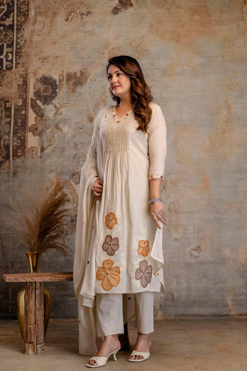 Mulmul Cotton New Collection With Embroidery Work | R190