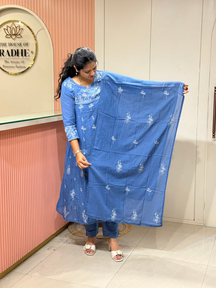 Mul Cotton Collection with Embroidery work (Cotton Lining)| R181
