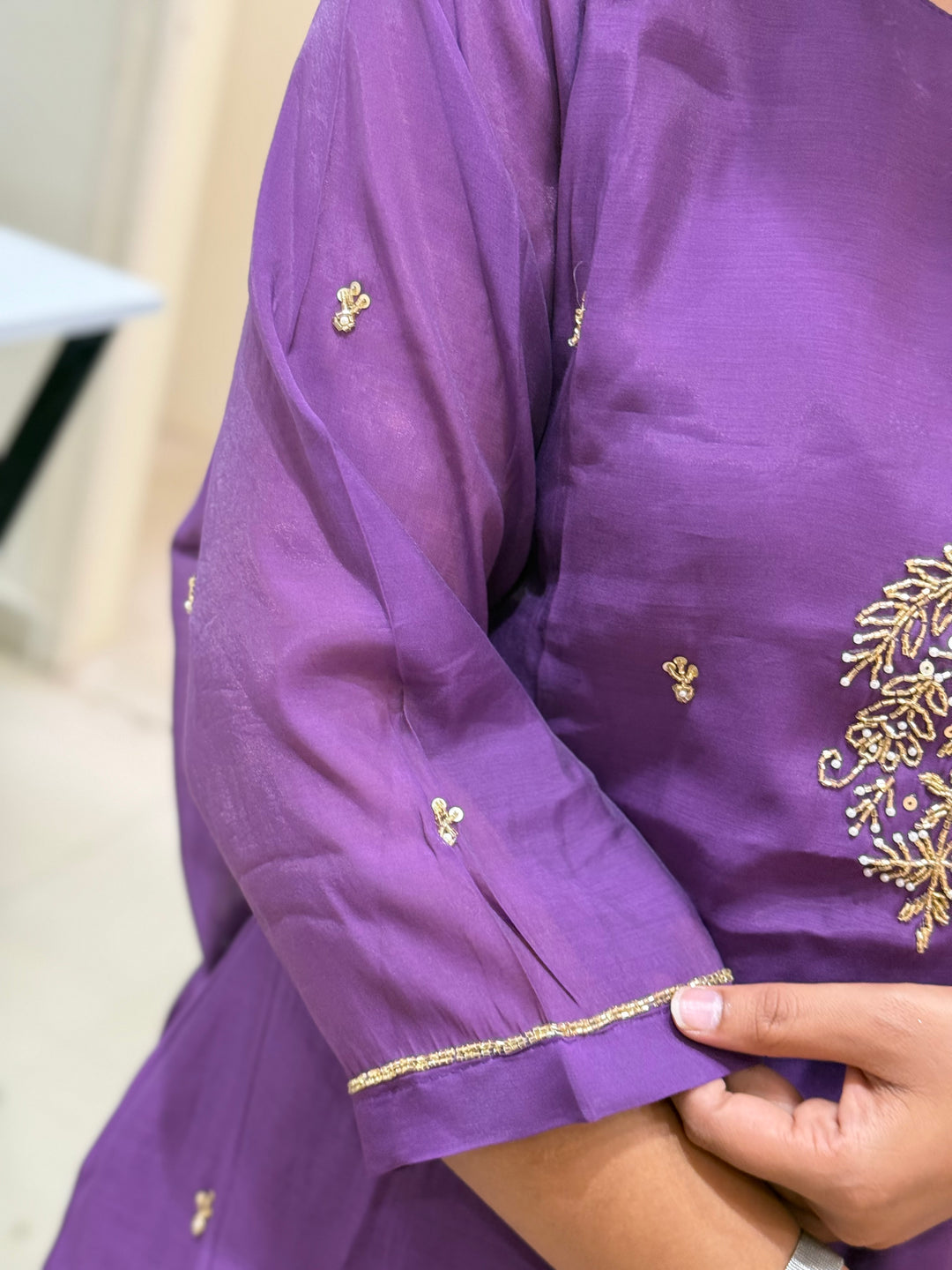 Mul Chanderi Semi Party Wear | R214