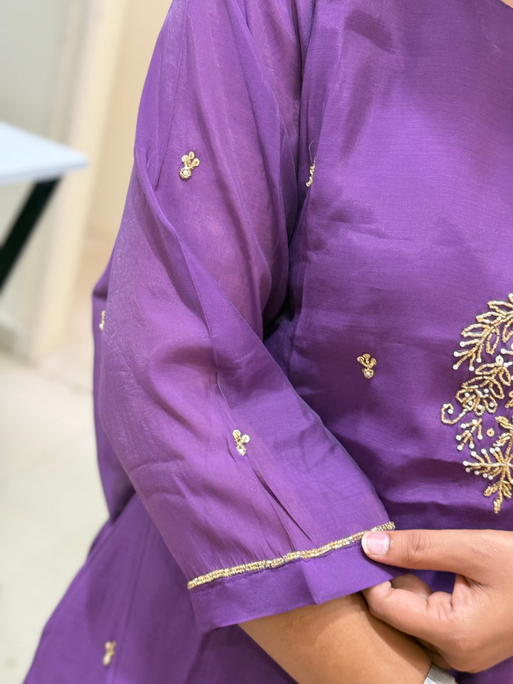 Mul Chanderi Semi Party Wear | R214